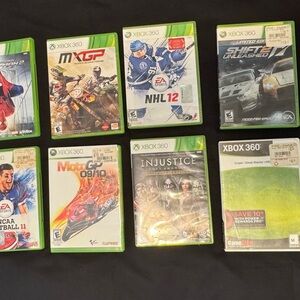Lot Of 12 Pre Loved X-Box 360 Video Games